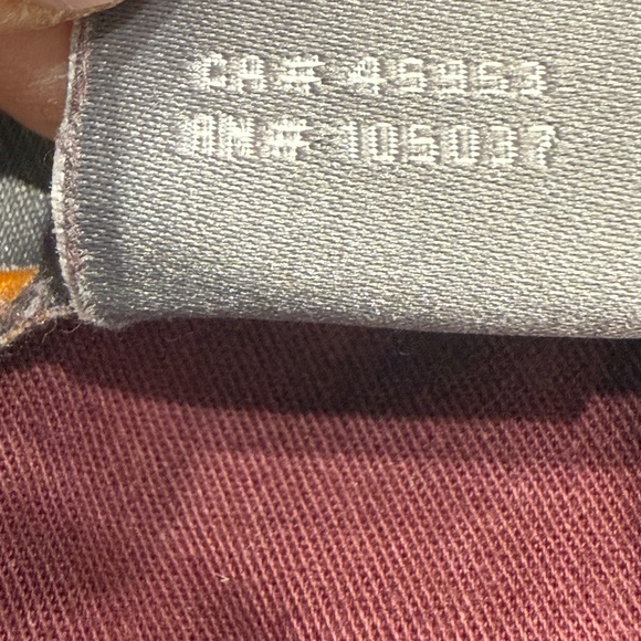 Ariat Rebar Women Medium Western Cowboy Burgundy Button Down LS Shirt Embroidery - Picture 8 of 13